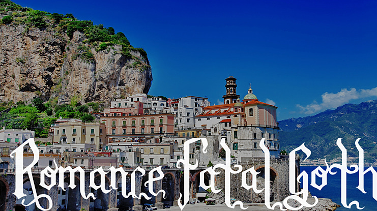 Romance Fatal Goth Font Family