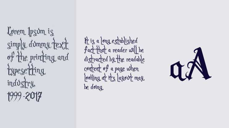 Romance Fatal Goth Font Family