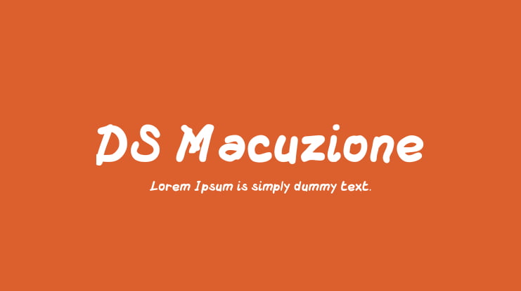 DS Macuzione Font