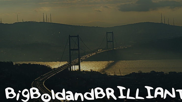 BigBoldandBRILLIANT Font