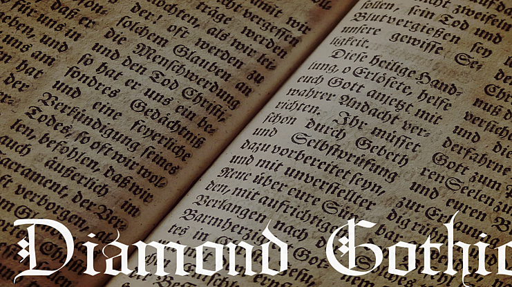 Diamond Gothic Font