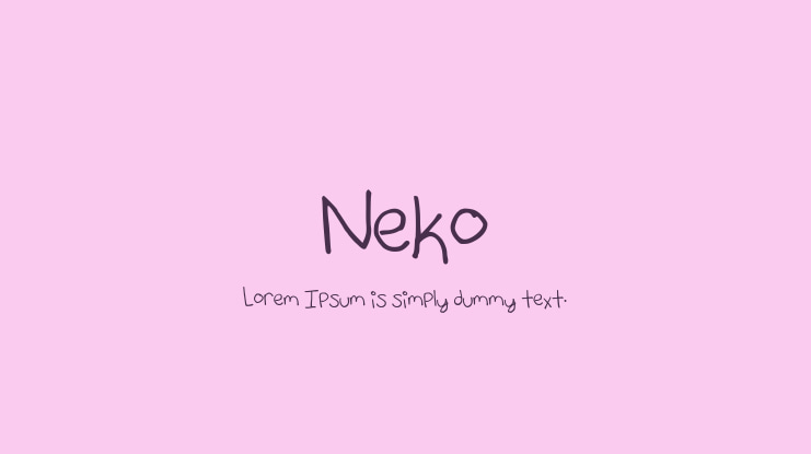 Neko Font