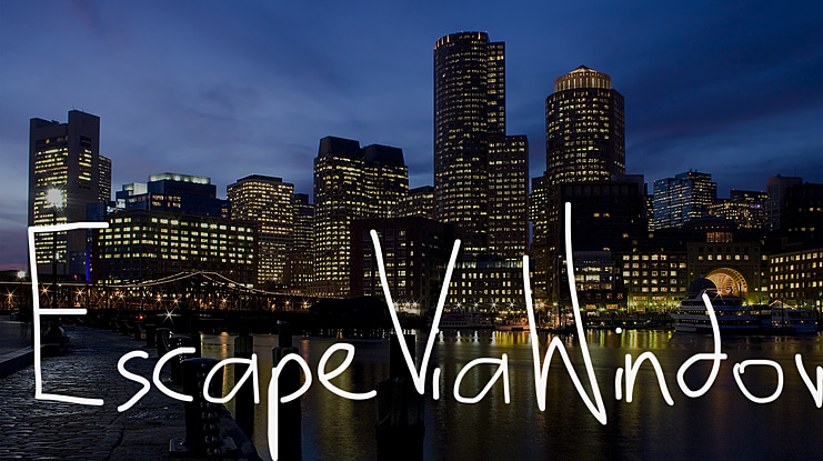 EscapeViaWindow Font