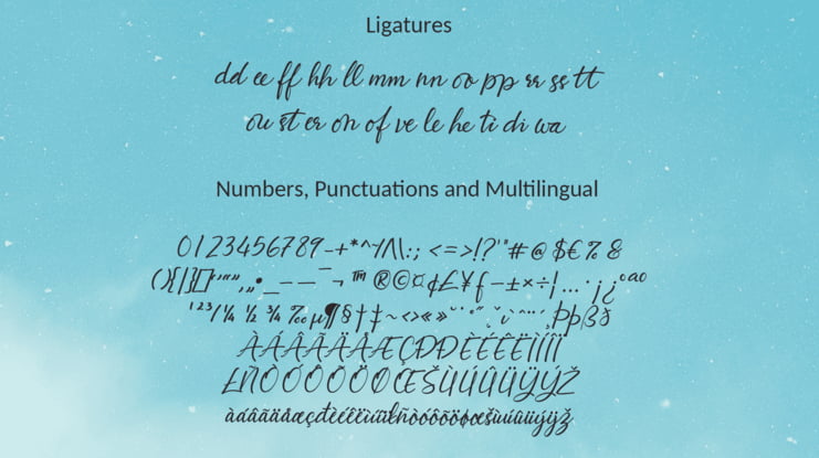 Abellaice Script Font