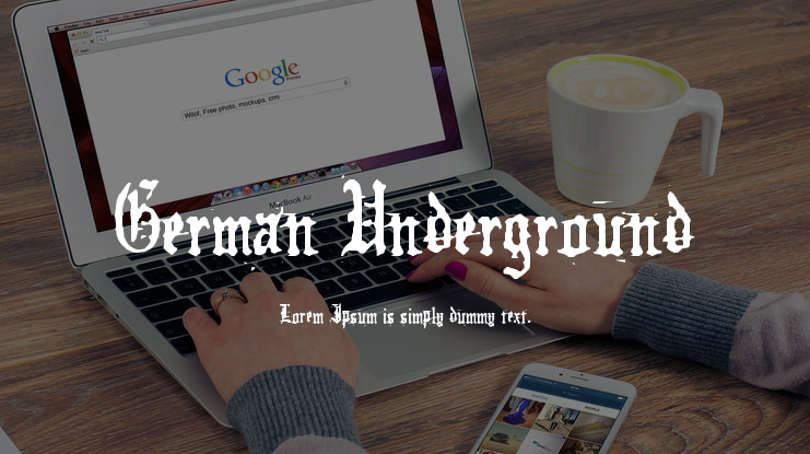 German Underground Font