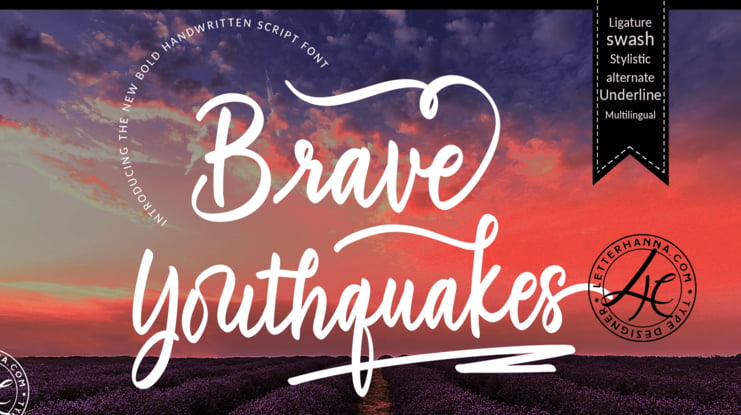 Brave Youthquakes Free Font