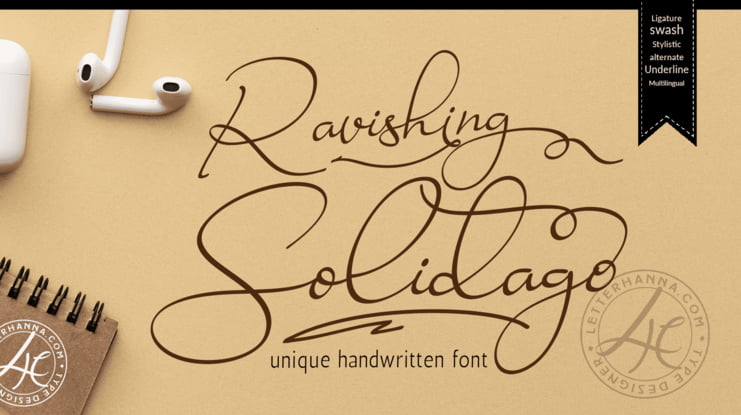 Ravishing Solidago Free Font