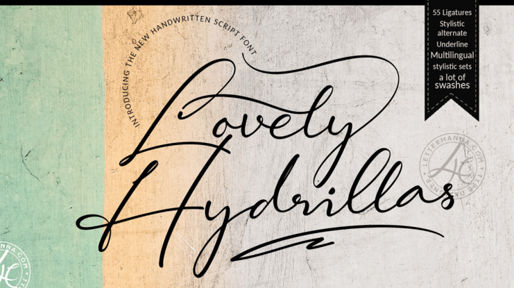 Lovely Hydrillas Free Font