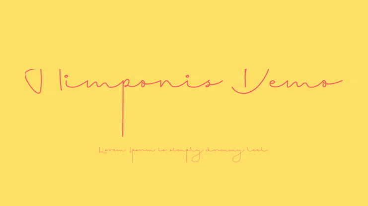 Himponis Demo Font