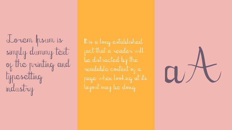 Kate Raymond Demo Font