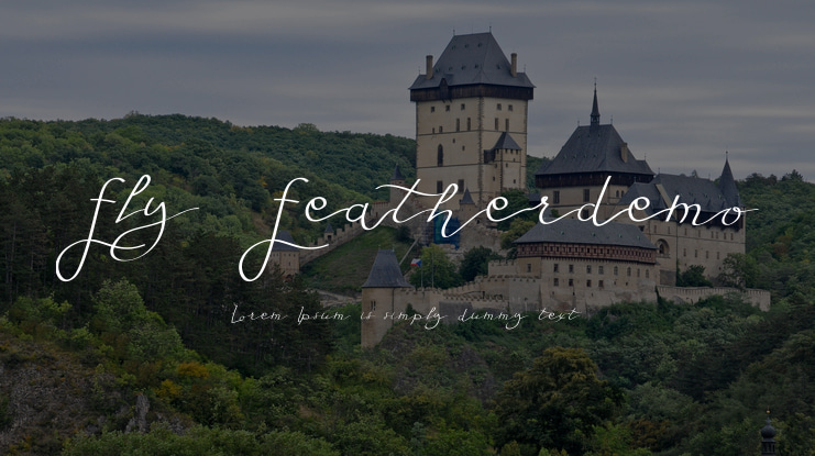 Fly Featherdemo Font