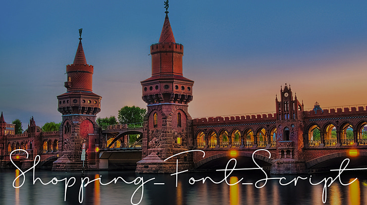 Shopping_Font_Script Font