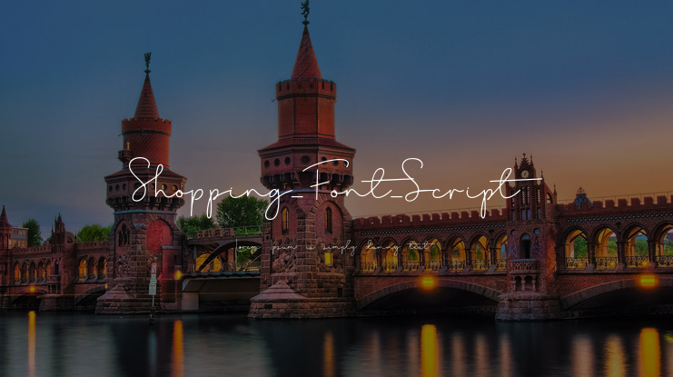 Shopping_Font_Script Font