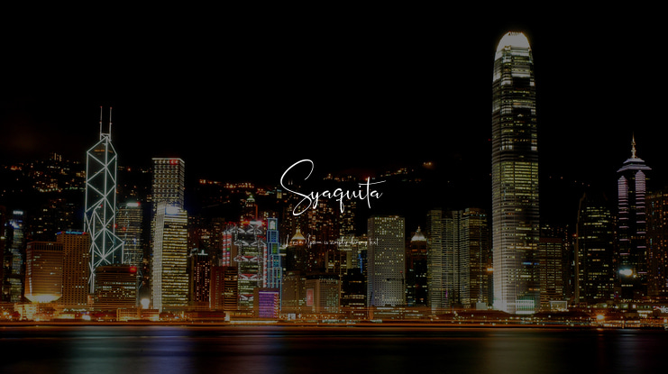 Syaquita Font