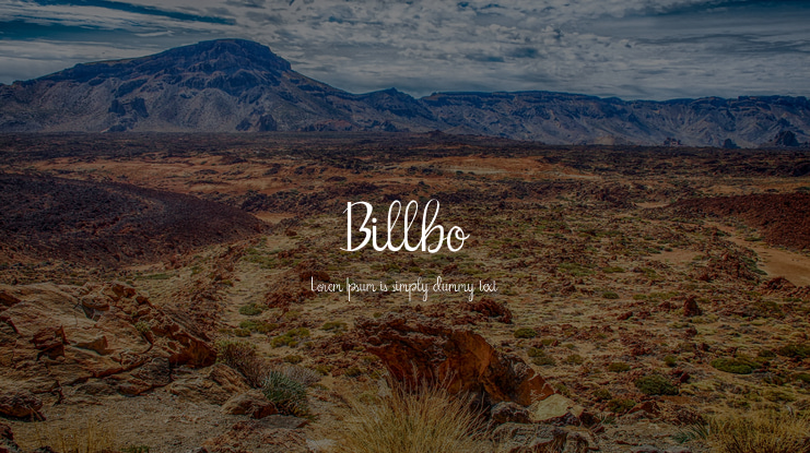 Billbo Font