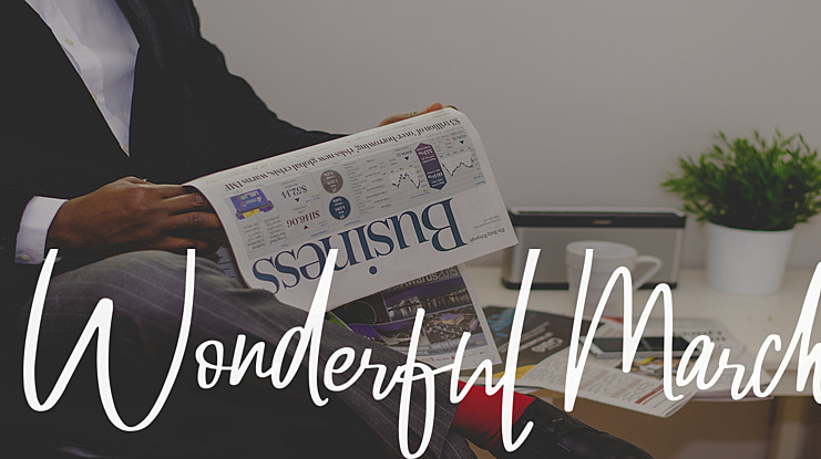 Wonderful March Font