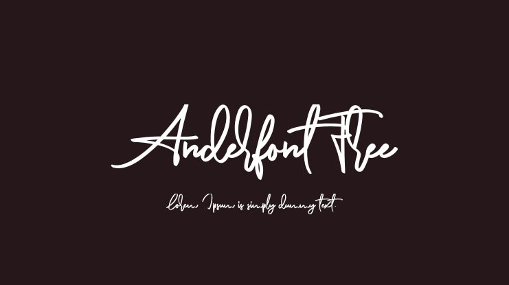 AnderfontFree Font