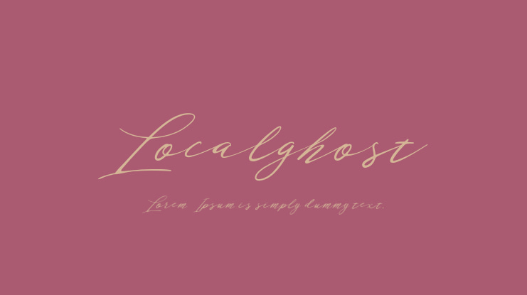 Localghost Font