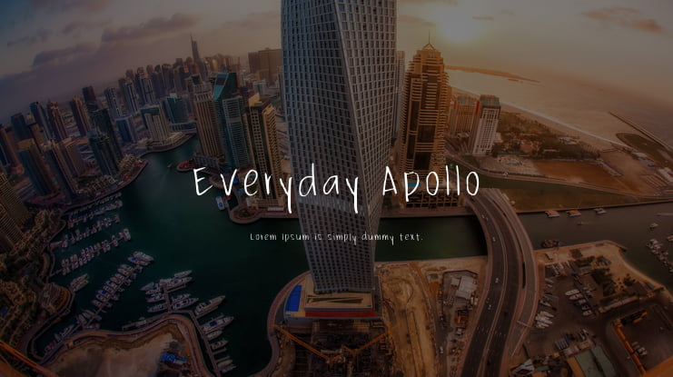 Everyday Apollo Font