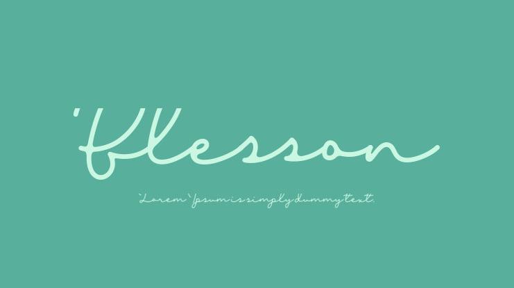Blesson Font