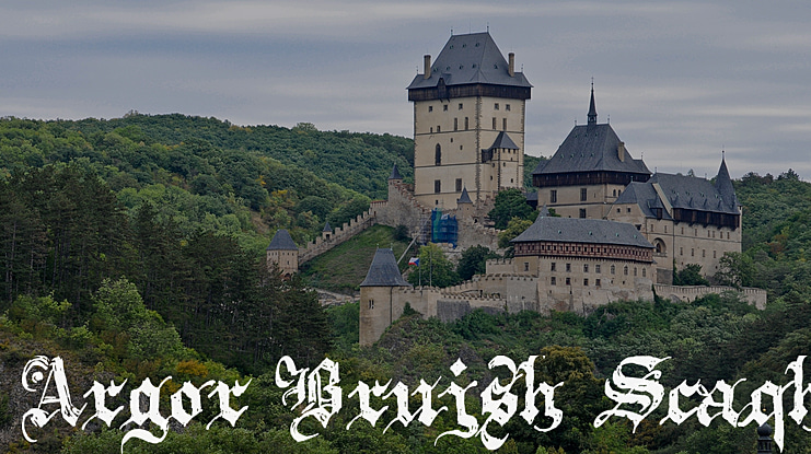 Argor Brujsh Scaqh Font