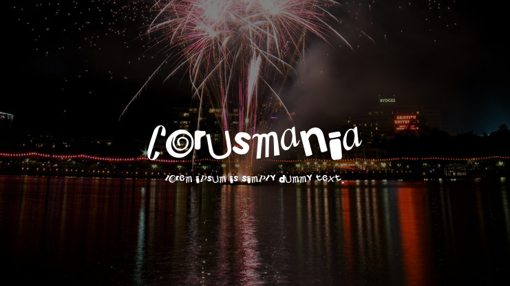 Corusmania Font