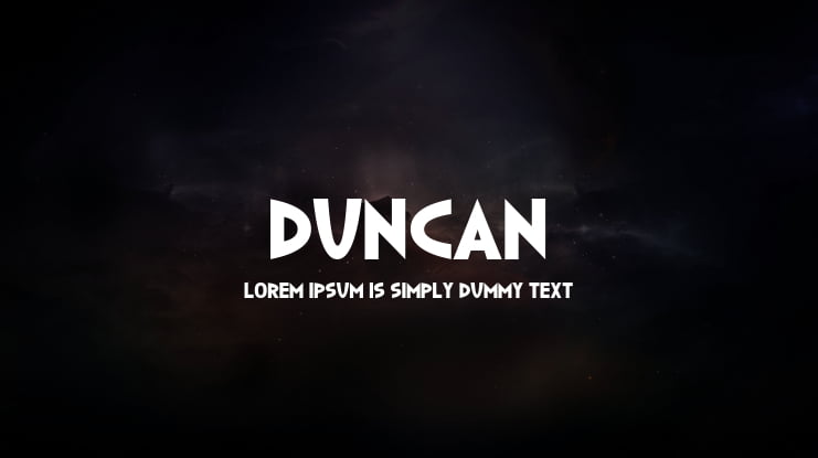Duncan Font
