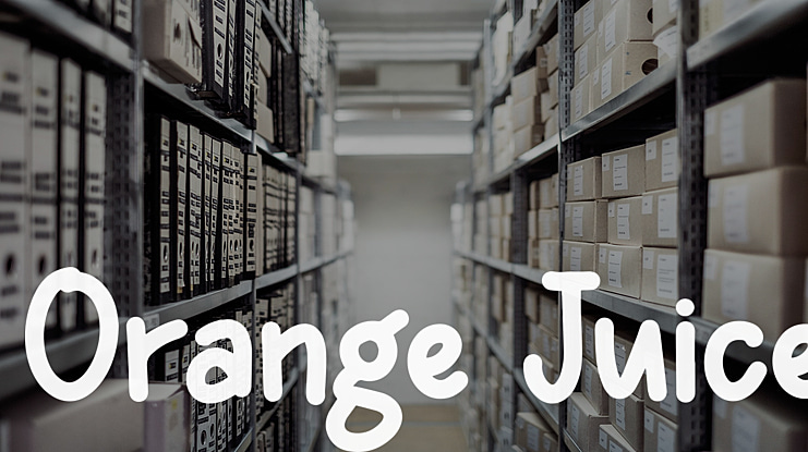 Orange Juice Font Family