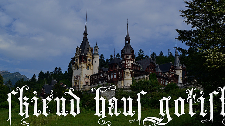 Skjend Hans Gotisk Font