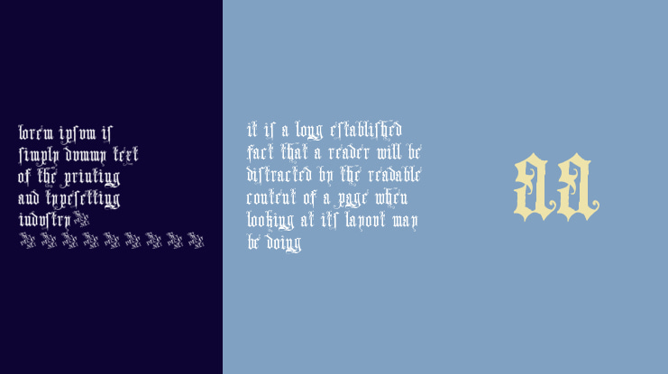 Skjend Hans Gotisk Font