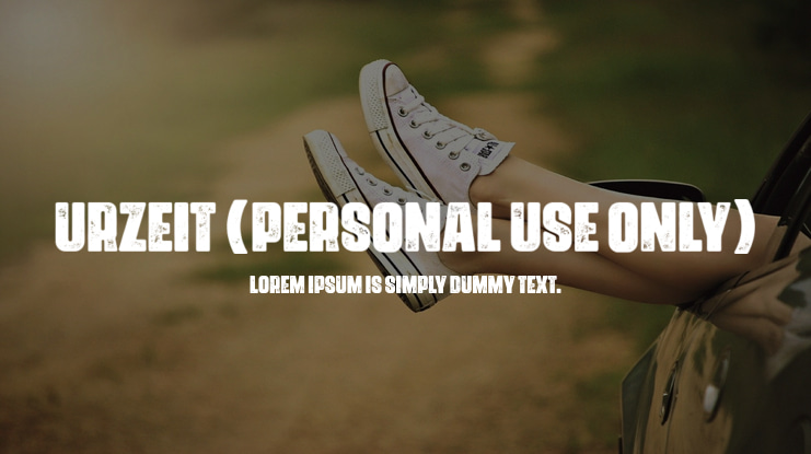 Urzeit (Personal Use Only) Font