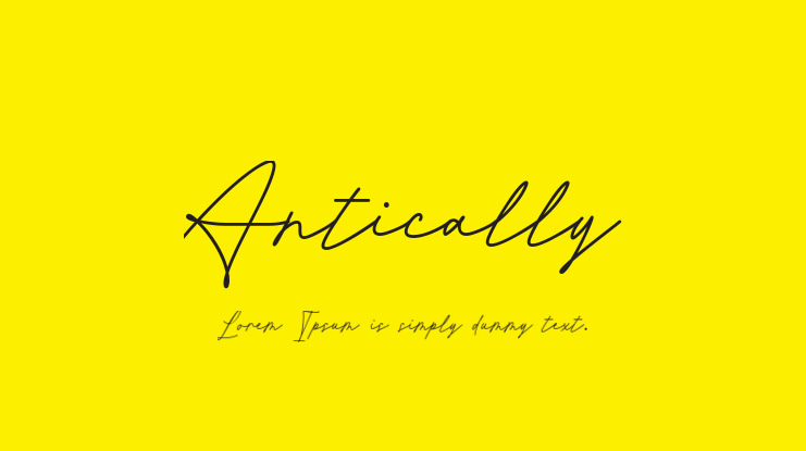 Antically Font