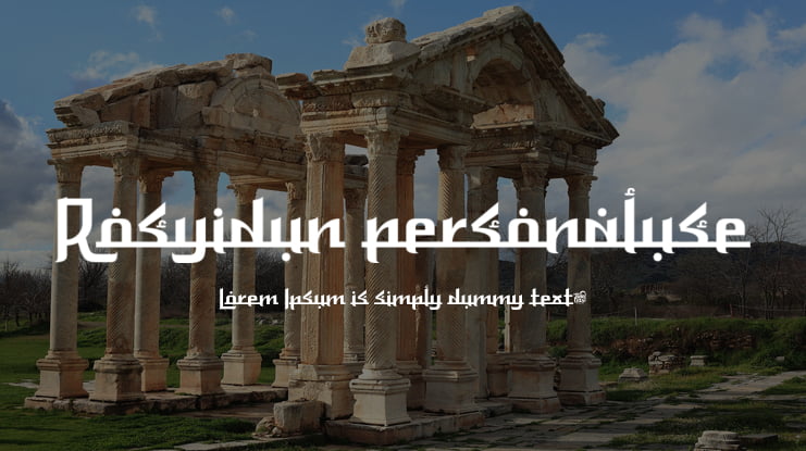 Rosyidun personaluse Font