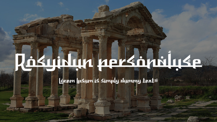 Rosyidun personaluse Font
