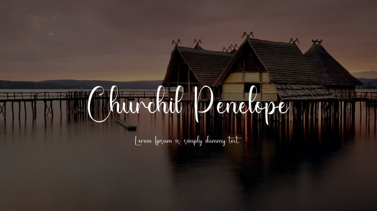 Churchil Penelope Font