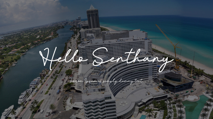 Hello Senthany Font