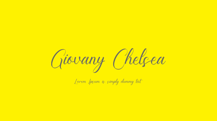 Giovany Chelsea Font