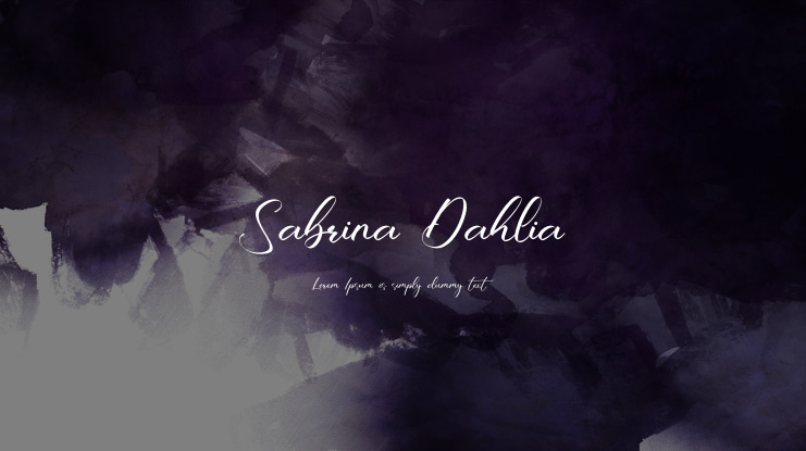 Sabrina Dahlia Font