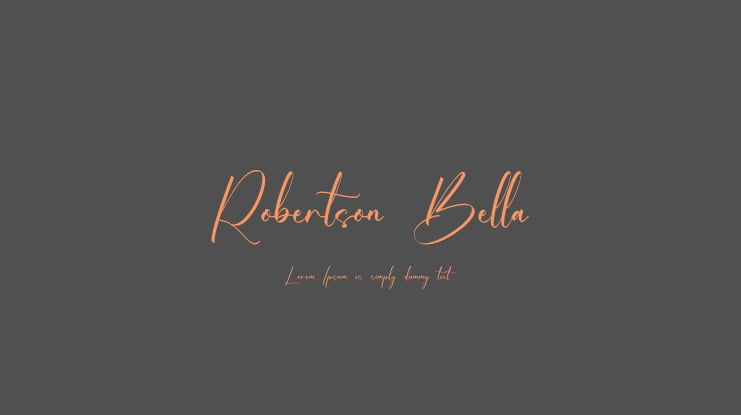 Robertson Bella Font