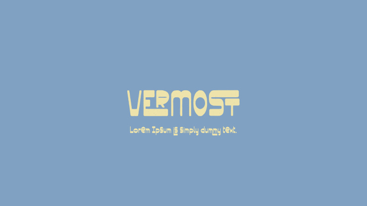VERMOST Font
