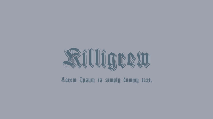 Killigrew Font Family