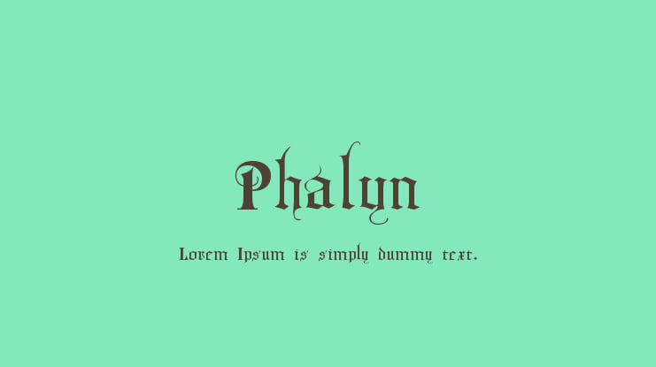 Phalyn Font