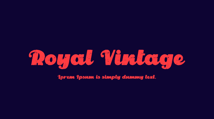 Royal Vintage Font