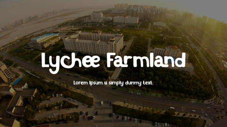 Lychee Farmland Font