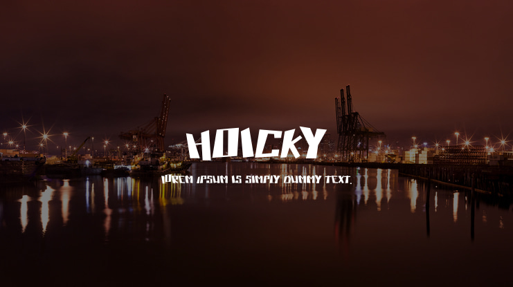 Hoicky Font