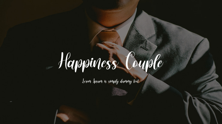 Happiness Couple Font