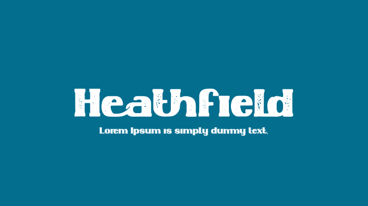 Heathfield Font