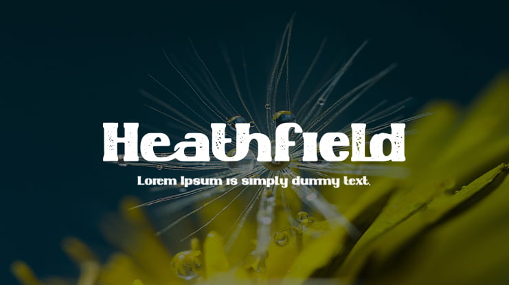 Heathfield Font