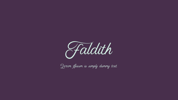 Faldith Font