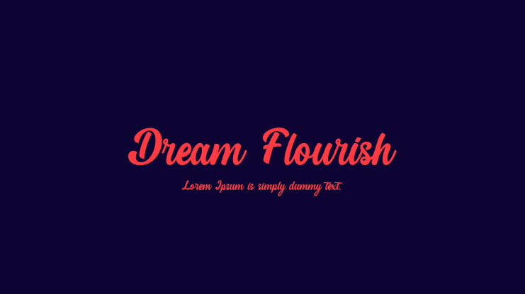 Dream Flourish Font